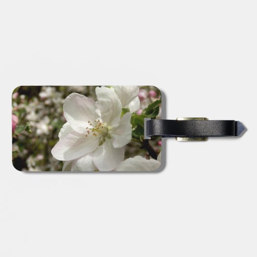 Apple Blossom Gepäckmarke Gepäckanhänger (Rückseite horizontal)