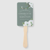 Apple Blossom Hochzeitsfeier Fächer (Vorderseite)