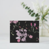 Apple Blossom in Tinte Postkarte (Stehend Vorderseite)