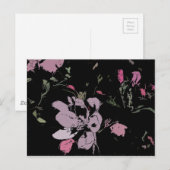 Apple Blossom in Tinte Postkarte (Vorne/Hinten)