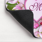 APPLE BLOSSOM ~ Monogram MousePad (Ecke)