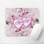 APPLE BLOSSOM ~ Monogram MousePad (Mit Mouse)