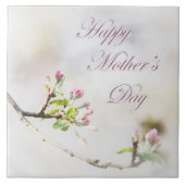 Apple Blossom Muttertag Fliese (Vorderseite)