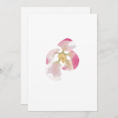 Apple Blossom Opening Feiertagskarte (Vorne/Hinten)