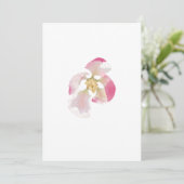 Apple Blossom Opening Feiertagskarte (Stehend Vorderseite)