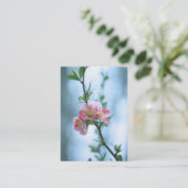 Apple Blossom #P0365 Mini Print Visitenkarte (Stehend Vorderseite)