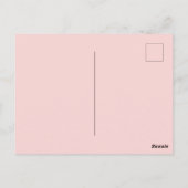 Apple Blossom Postkarte (Rückseite)