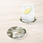 Apple Blossom Sandstone Untersetzer (Seite)