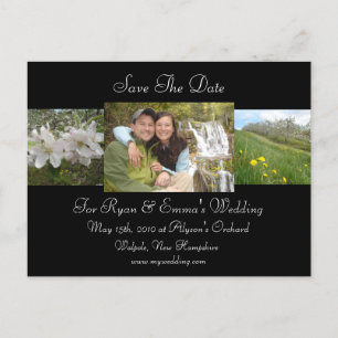 Apple Blossom Save the Date Ankündigungspostkarte