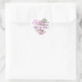 APPLE BLOSSOM ~ Save the Date ~ Heart Stickers (Tasche)