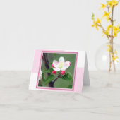 Apple Blossom Spring Note Card Karte (Gelbe Blume)