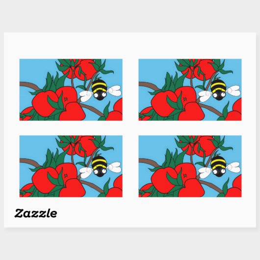 Apple Blossom Sticker (Blatt)