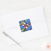 Apple Blossom Stickerr Quadratischer Aufkleber (Umschlag)