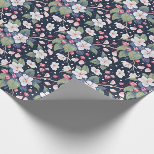Apple Blossom (Tangaroa) Geschenkpapier (Ecke)