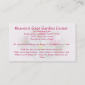 Apple Blossom Time Business Cards Visitenkarte (Vorderseite)