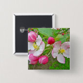 Apple Blossom Time Button (Vorne & Hinten)