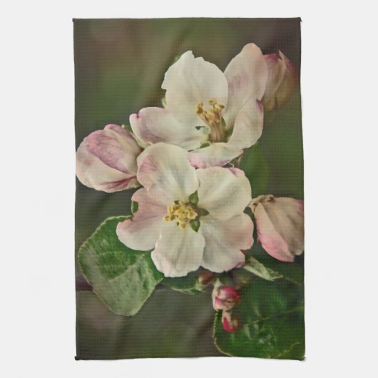 Apple Blossom Time Geschirrtuch (Vertikal)
