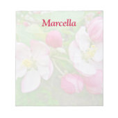 Apple Blossom Time Notizblock (Vorderseite)