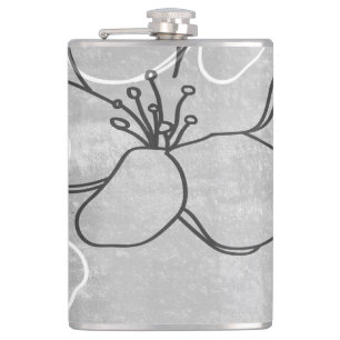 Apple Blossom Traum: Abstrakte Ornamente Flachmann