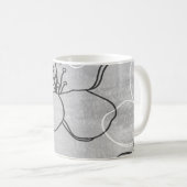 Apple Blossom Traum: Abstrakte Ornamente Kaffeetasse (VorderseiteRechts)