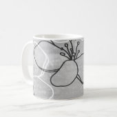 Apple Blossom Traum: Abstrakte Ornamente Kaffeetasse (Vorderseite Links)