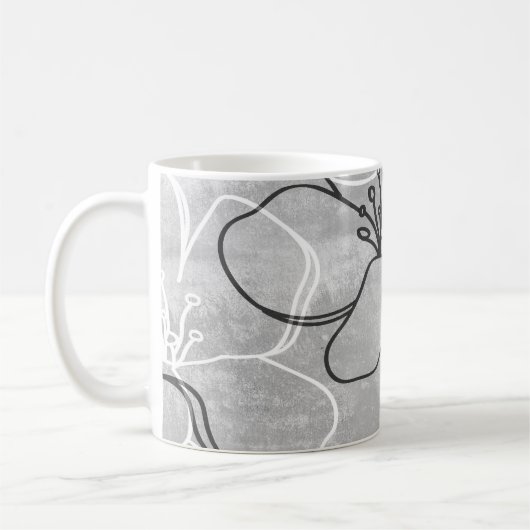 Apple Blossom Traum: Abstrakte Ornamente Kaffeetasse (Links)