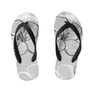 Apple Blossom Traum: Abstrakte Ornamente Kinderbadesandalen