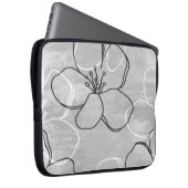 Apple Blossom Traum: Abstrakte Ornamente Laptopschutzhülle (Vorne Rechts)