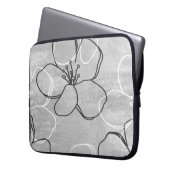 Apple Blossom Traum: Abstrakte Ornamente Laptopschutzhülle (Vorderseite Links)