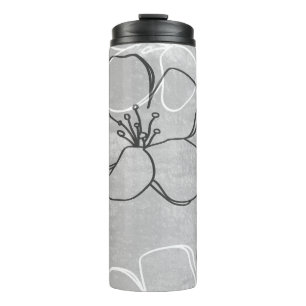 Apple Blossom Traum: Abstrakte Ornamente Thermosbecher
