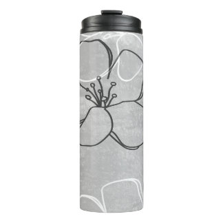Apple Blossom Traum: Abstrakte Ornamente Thermosbecher