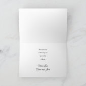 Apple Blossom Wasserfarbenstems Hochzeit Karte (Innenseite)