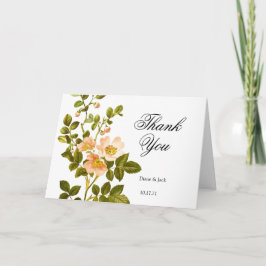 Apple Blossom Wasserfarbenstems Hochzeit Karte
