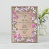 Apple blossom - Wedding Invitation Einladung (Stehend Vorderseite)