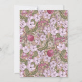 Apple blossom - Wedding Invitation Einladung (Rückseite)