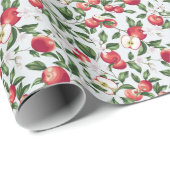 Apple Blossom Wrapping Paper Geschenkpapier (Rolleneckpunkt)