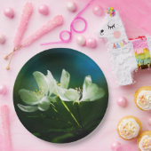 Apple Blossom - zwei Blume Pappteller (Party)