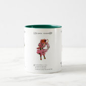 Apple Blossom Zweifarbige Tasse (Mittel)