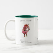 Apple Blossom Zweifarbige Tasse (Links)