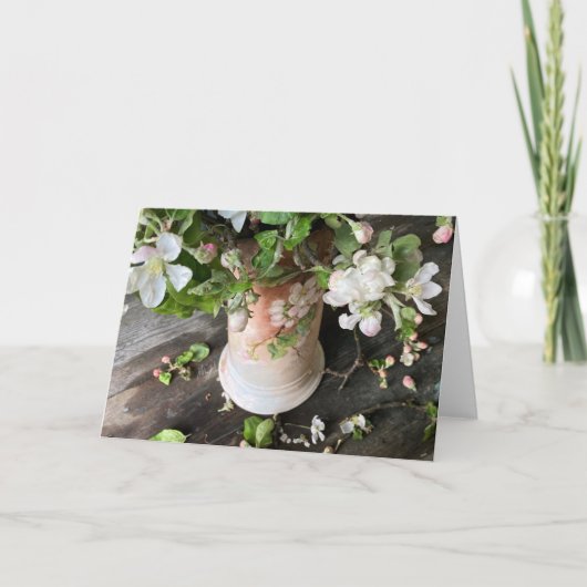 Apple blossoms 5 x 7 card karte (Vorderseite)