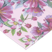 Apple Blossoms and Greenery Großer Tischläufer (Ecke)