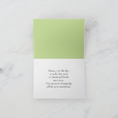 Apple Blossoms Beileid Vielen Dank Dankeskarte (Innenseite)