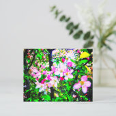 APPLE BLOSSOMS BRIGHT POSTCARD POSTKARTE (Stehend Vorderseite)