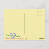 APPLE BLOSSOMS BRIGHT POSTCARD POSTKARTE (Rückseite)