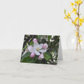 Apple Blossoms Danke Karte (Gelbe Blume)