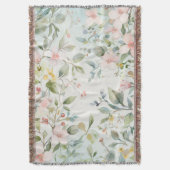 Apple blossoms inspired decke (Vorderseite Vertikal)