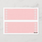 APPLE BLOSSOMS LESEZEICHEN POSTKARTE (Rückseite)