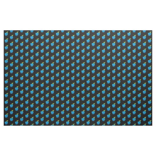 Apple Blue Pattern Stoff (Yard (91,4 cm))