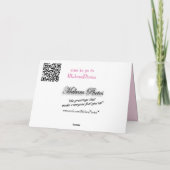 Apple blühen Gebetskarten- oder jede Feiertagskarte (Rückseite)