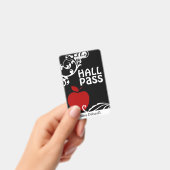 Apple Blühte Klassenzimmer Lehrer Hall Pass Ausweis (Handheld)